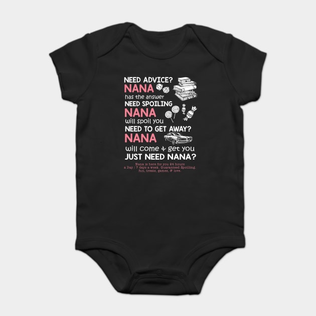 Need Advice Nana Baby Bodysuit by schaefersialice